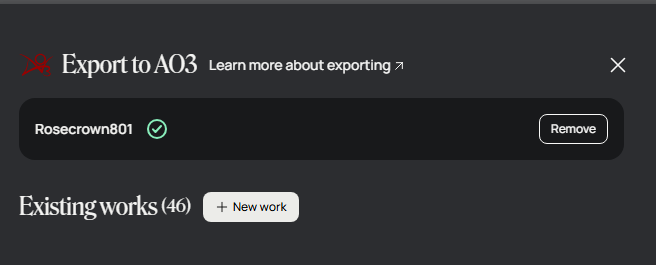 If you haven't swapped from Google Doc yet, I would HIGHLY recommend Ellipsus as an alternative. They're free, no strings, and are quite forward about being anti-ai and llm stuff. Oh they also have a directly upload to ao3 option