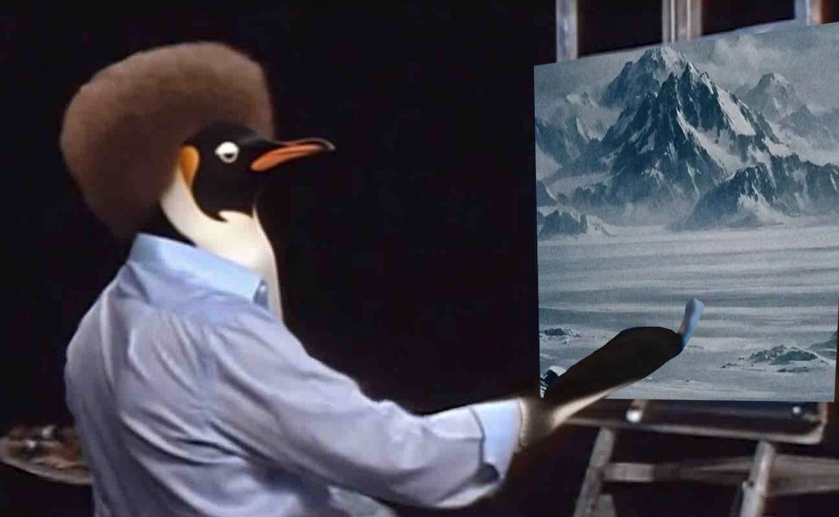 0xGLAZED's tweet photo. BILLIONS! 

I’m trying to paint it for you.

$PENGUIN 🐧 https://t.co/oLxUNVkyaI