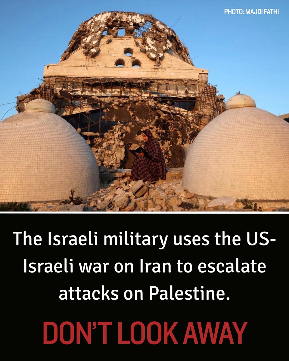 For over 28 months since the start of the Israeli genocide, the Israeli military has not only killed Palestinians en masse, and systematically destroyed and restricted access to their homes, to clean water, food, medical care, schools, internet, fuel, and electricity.