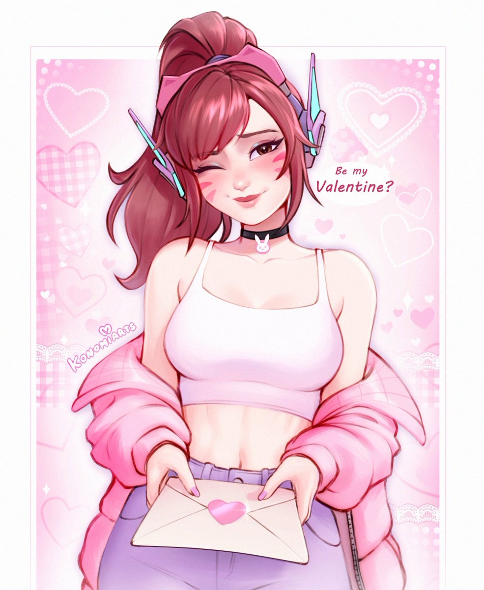 konomiarts's tweet image. throwback to summer n valentine's hana! ^•ﻌ•^
#dva #Overwatch2