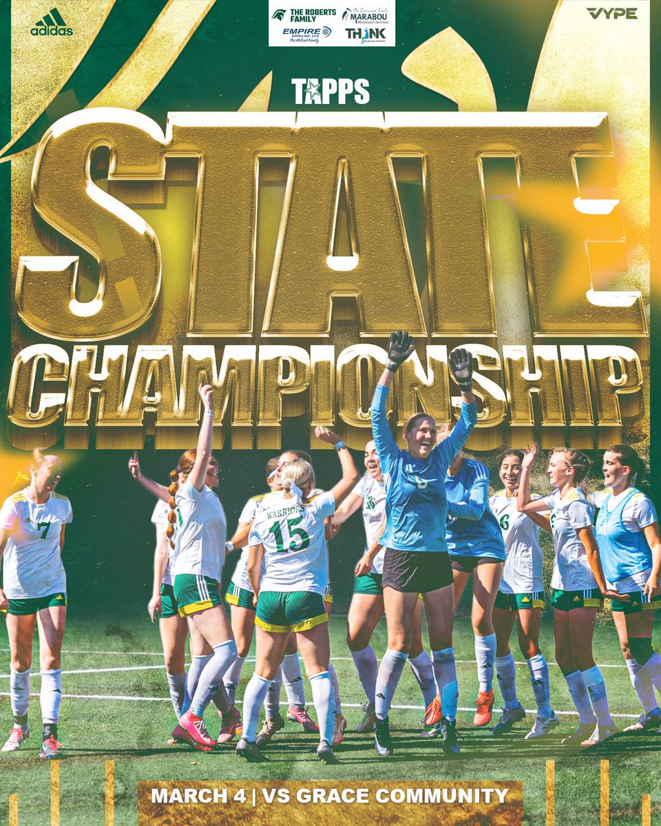 twcasports's tweet photo. 12:00 PM. State Championship. Tomorrow. 

For every early morning. Every sprint in the heat. Every moment that built this team.

We didn’t come this far to just be here.
We came to finish.

#B3RD 🏆⚽️ https://t.co/WgOIgZNVkR