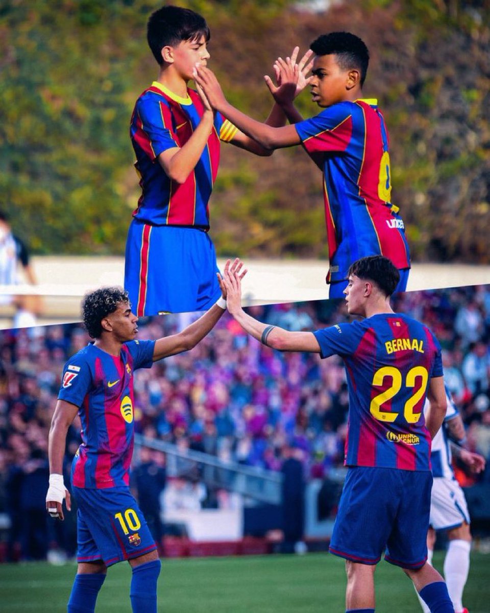 Kaypoisson1's tweet photo. La Masia is the greatest thing in football 
Marc Bernal is a better goal scorer than Ferran Torres https://t.co/RV9MCC5AVc