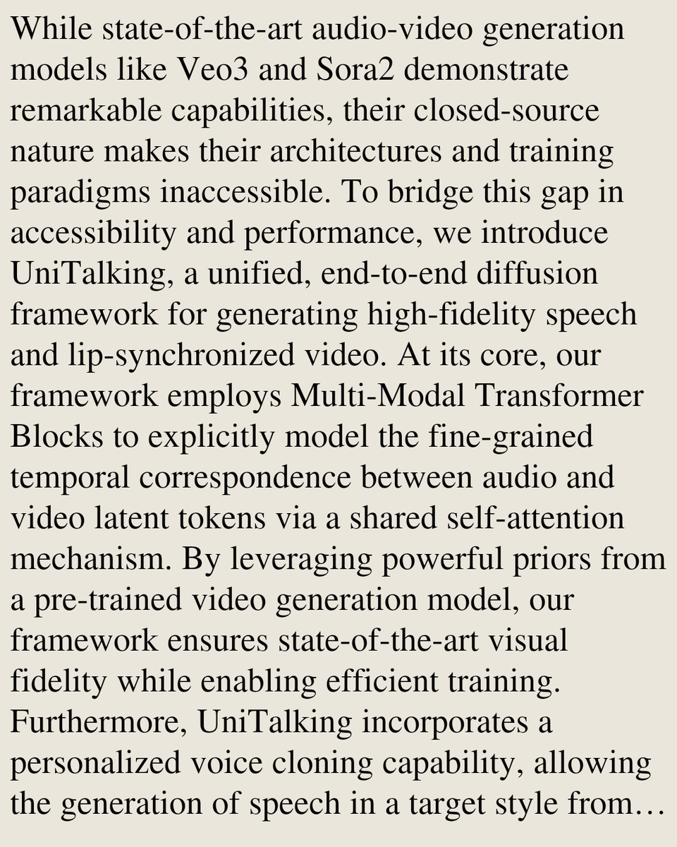 UniTalking: A Unified Audio-Video Framework for Talking Portrait ...
