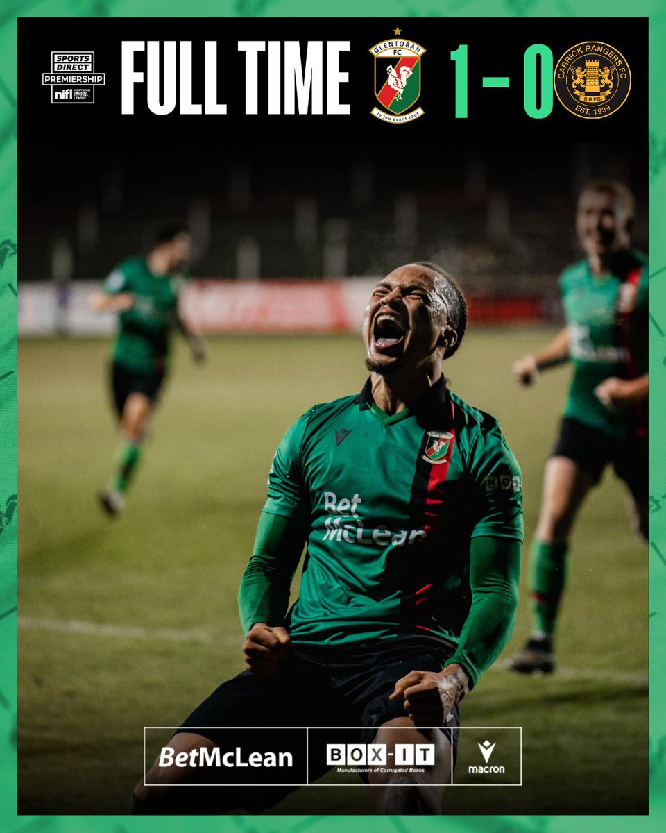 Glentoran FC tweet media