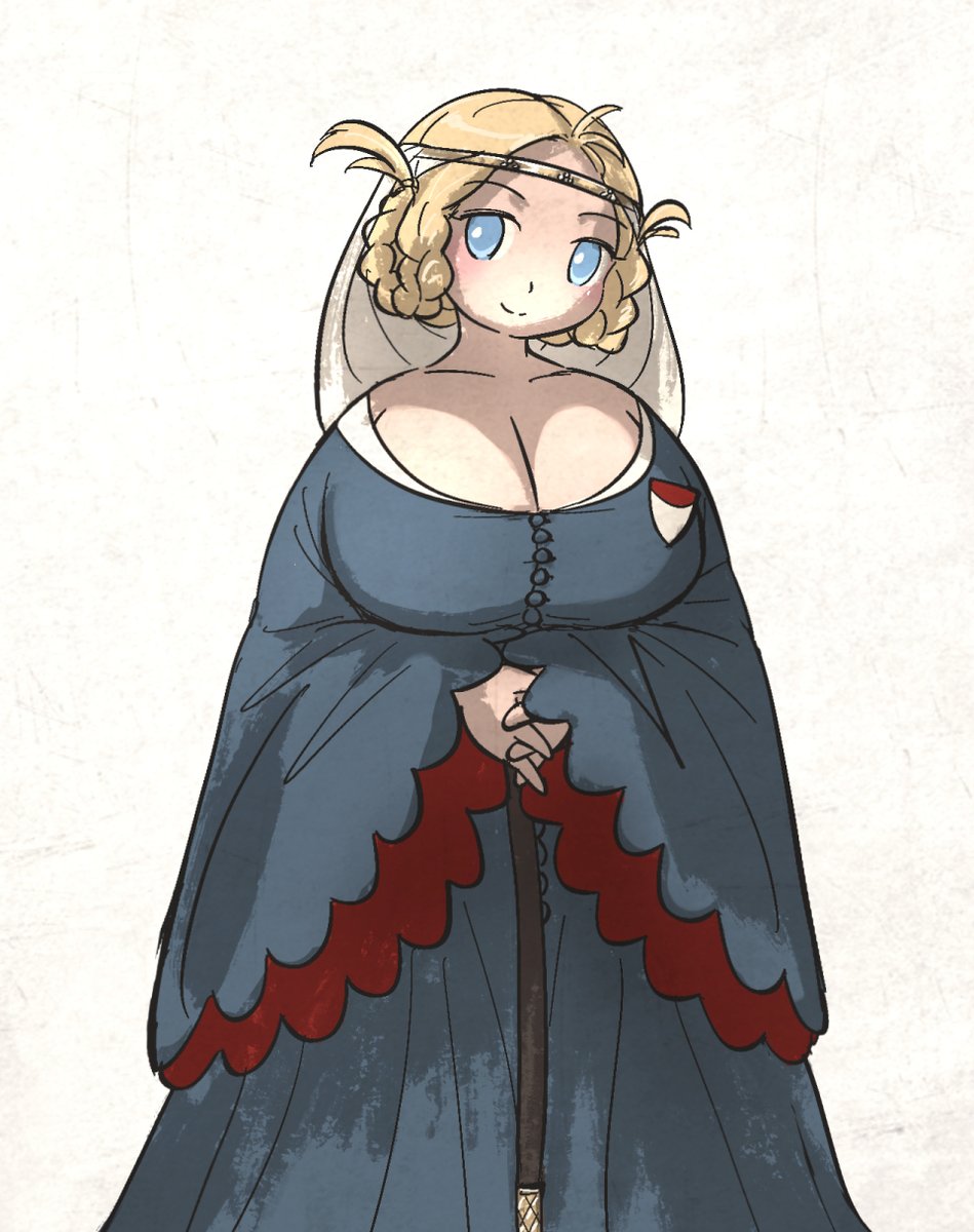 Ironlilyart's tweet photo. I look back after few hours later, I realized I overdid it.😅 
I was so focused on the idea that upward push makes the collarbones disappeared. It's technically possible with that much mass, but I get why it looked strange! So I've adjusted as an alt and avoided over-using the Liquify tool.