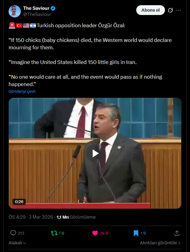 <a href="/RTErdogan/">Recep Tayyip Erdoğan</a> Bütün dünya Özgür Özel ve Pedro Sanchez'i konuşuyor.
Dünyanın onurunu kurtaran büyük liderler 
✊💪