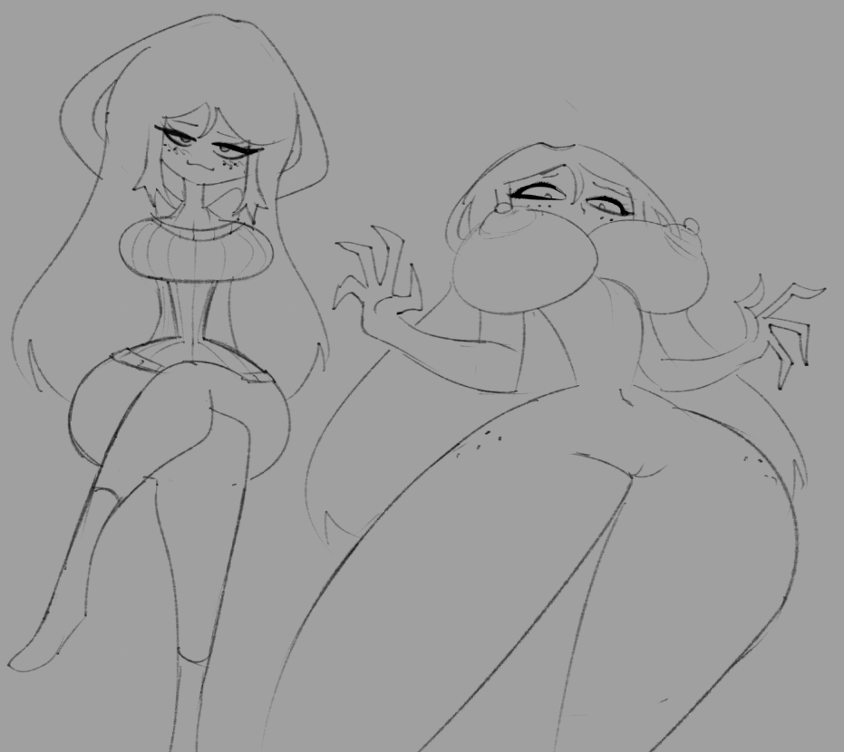 This time I'll charge 10 per sketch, but extra characters will still ...