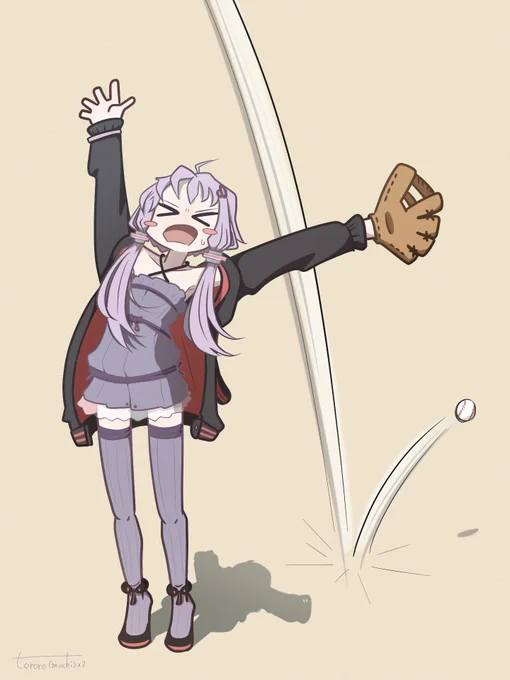 フライを捕るゆかりさん