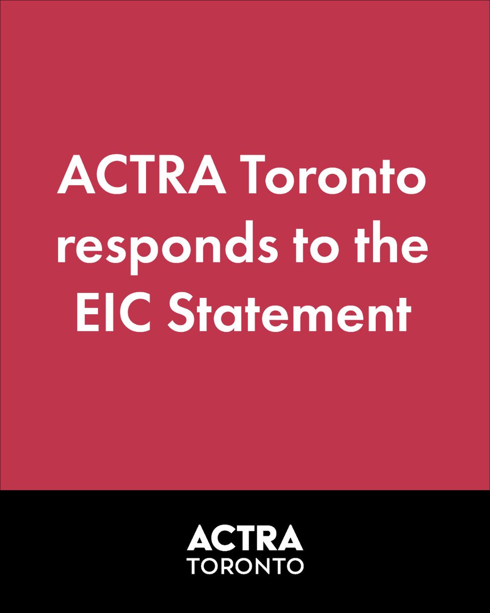 ACTRA Toronto tweet media