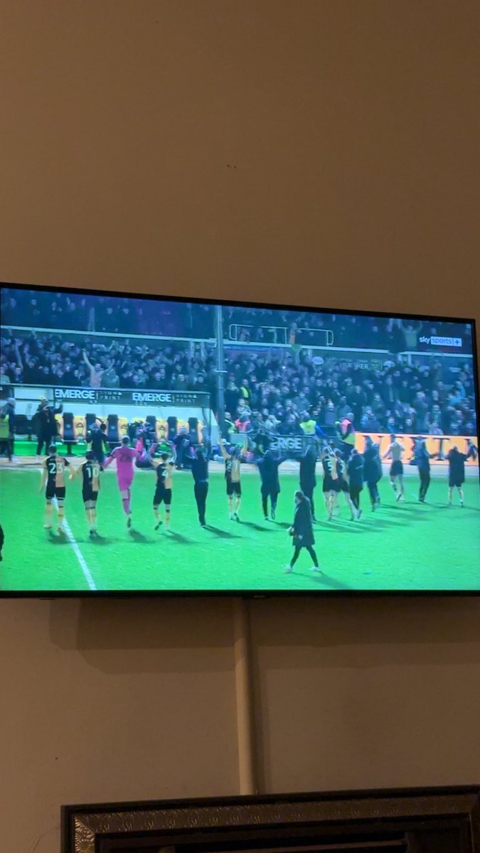 We’re shite and have just been spanked, but doing this for beating 19th in League Two at home is a bit wild haha