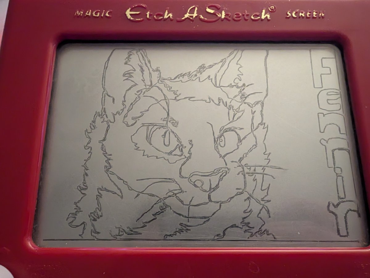 It only costs 10 bergillion fucking dollars to support a struggling Etch a Sketch artist #etchasketch #fuckboifriday #michaeldouglas