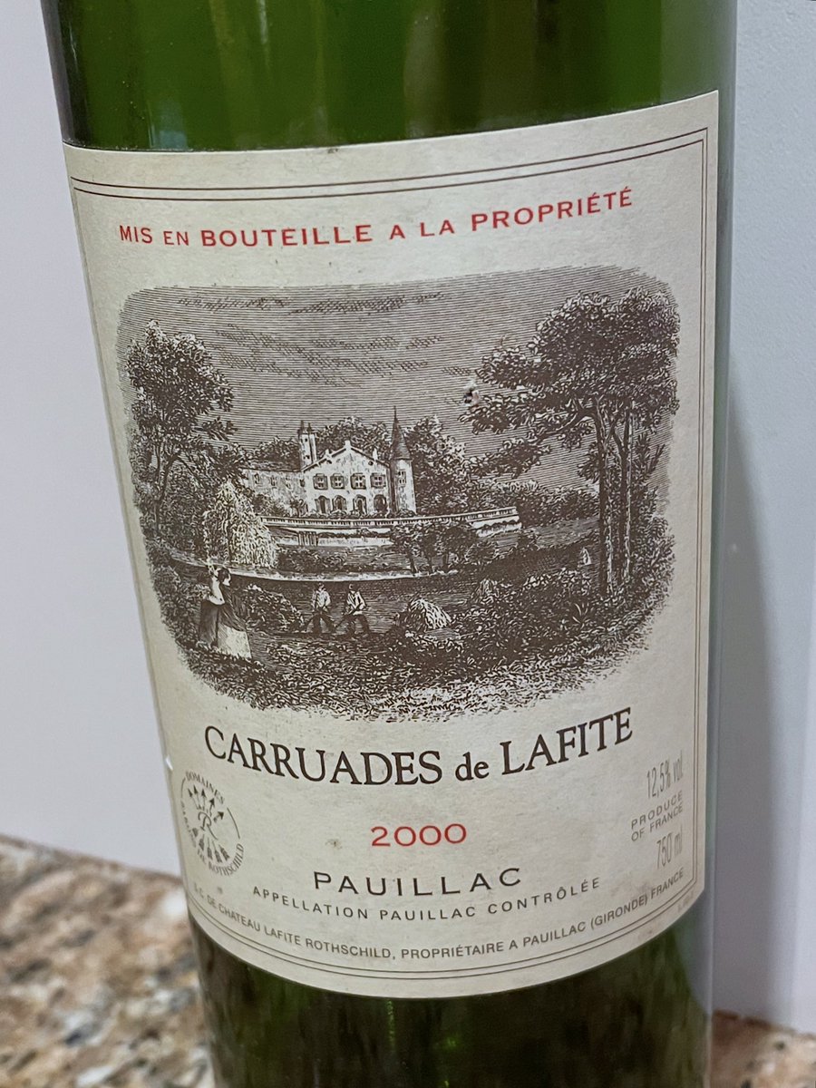 chriswinedoctor's tweet photo. Tuesday night Carruades. #lafite #carruadesdelafite #carruades #lafiterothschild #wine https://t.co/4WyDkBeyjP