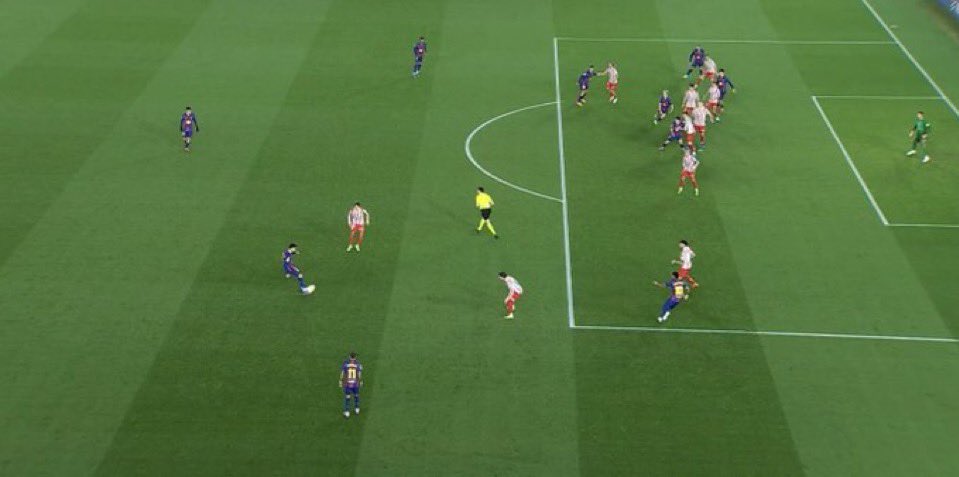 Barcelona will do anything to be relevant in thats La liga, how's this not offside ??
#BARATM