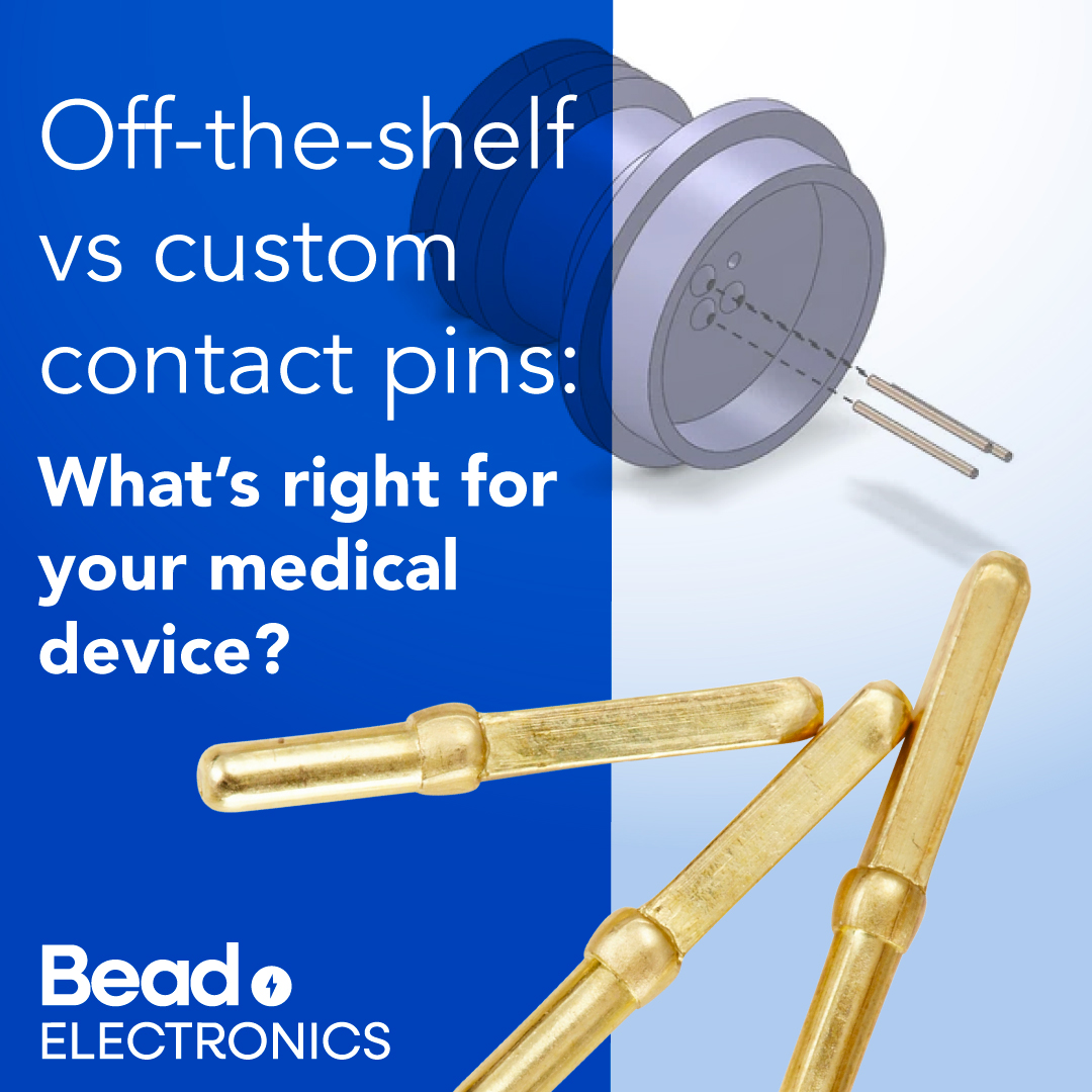 beadelectronics's tweet photo. When space, performance, and reliability matter most in medical interconnects, off-the-shelf pins may not cut it. Custom contact pins let you optimize fit, mating interfaces, PCB mounting, and material specs for your design needs.

Learn when and why to go custom 👇🏼 https://t.co/dfKMh7doN3