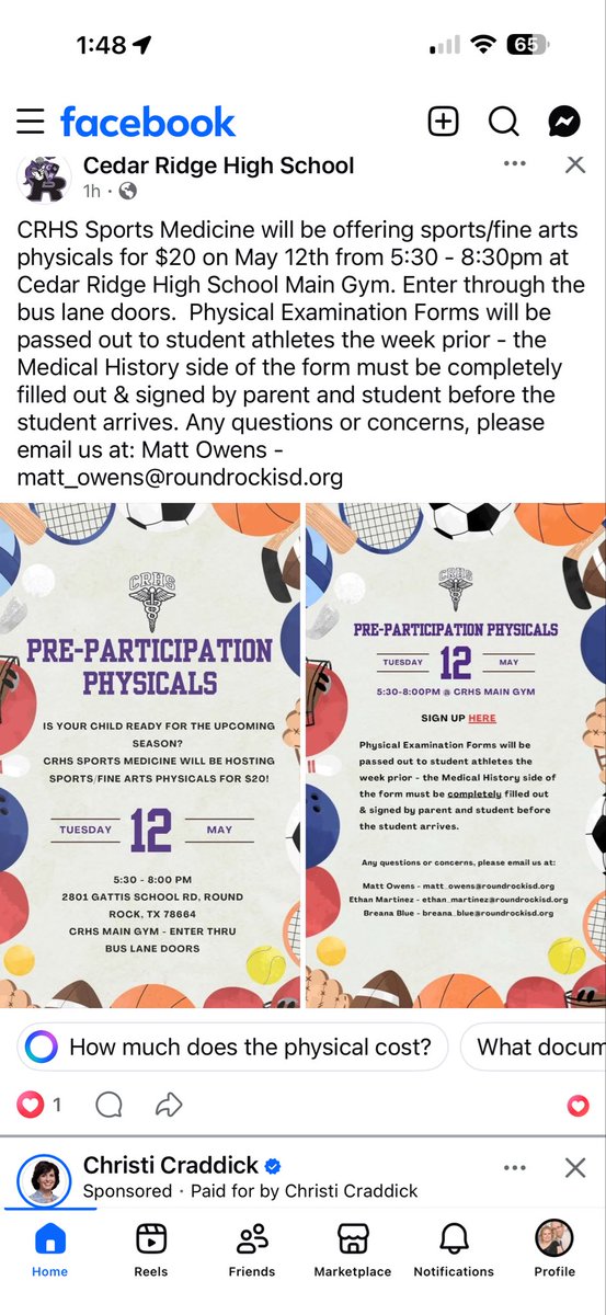 CRHSAthleticTrainers tweet media