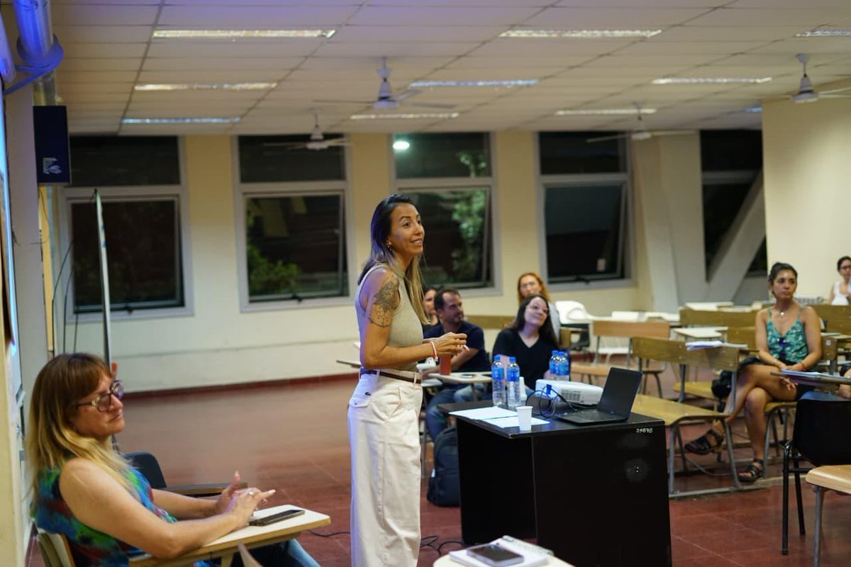 TrabajoPBA's tweet photo. El Ministerio de Trabajo participó en una jornada de intercambio en la Facultad de Ciencias Sociales (UBA), junto a la carrera de Relaciones del Trabajo. https://t.co/HeY3sfaRoo