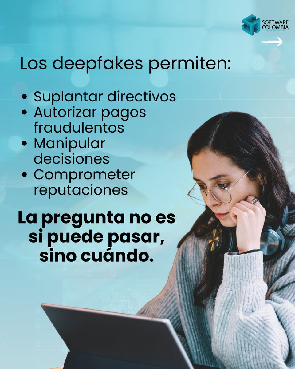 softwarecolombi's tweet photo. Los riesgos de la identidad digital falsa ya no son amenazas distantes.
Tu empresa merece soluciones que aseguren identidad, autenticidad y evidencia digital verificable con tecnología PKI, firma digital y biometría. https://t.co/JwBdK6KVWc