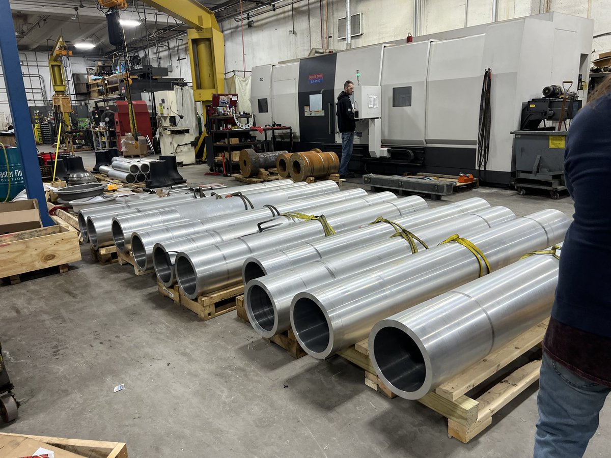 Tman25's tweet photo. We turn up to 47 inch OD by 10 foot long!  Try us out! https://t.co/zXKEM5UkcQ