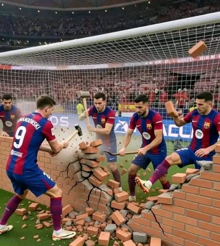 SoccerWinOdds's tweet photo. They are breaking the wall 🧱 but the foundation is strong💪😳 https://t.co/HEFamZ42IF
