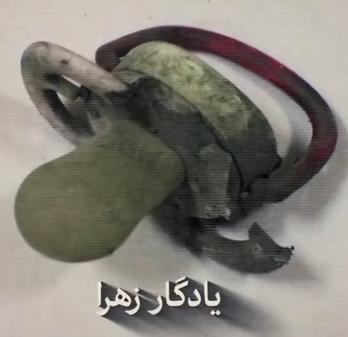 The only 'weapon' the martyred granddaughter of Imam Khamenei had was her pacifier.

Now it remains as a tender memory of a life that had just begun. 💔