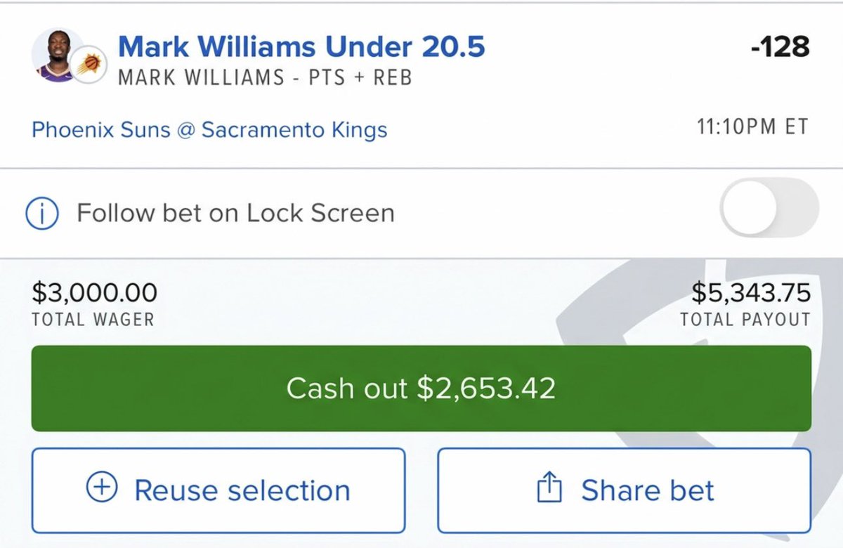 InfinitySportz1's tweet photo. 🚨3/3/26🚨
(3U) Free Plays: 
16-4 last 20 free plays 🤯

Mark Williams Under 20.5 Points + Rebounds -130

JOIN FOR FREE ⬇️⬇️
https://t.co/wdXFD8inlE

#Sportsbetting #GamblingTwitter #GamblingX https://t.co/DtLJtKo9Hn