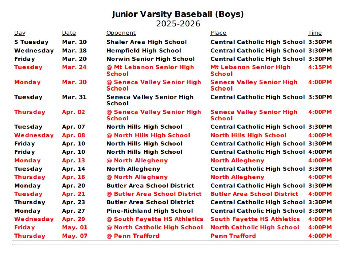 Central Catholic Baseball tweet media