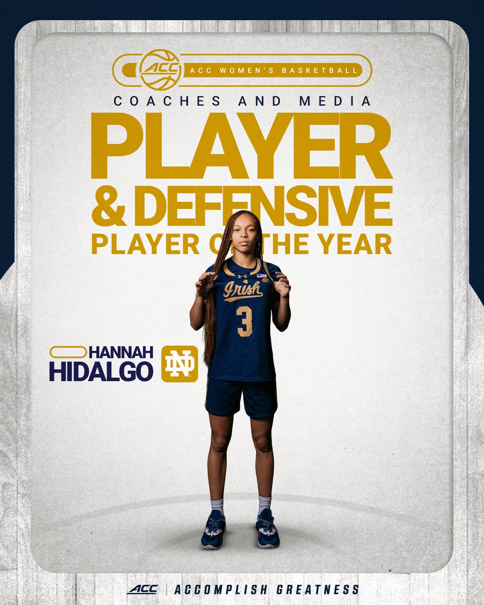 👑 2026 Player of the the Year
👑 2026 Defensive Player of the Year
👑 2025 Player of the Year  
👑 2025 Defensive Player of the Year 
👑 2024 Rookie of the Year
👑 2024 Defensive Player of the Year

<a href="/HannahHidalgo/">Hannah Hidalgo</a>, ladies and gentlemen.
