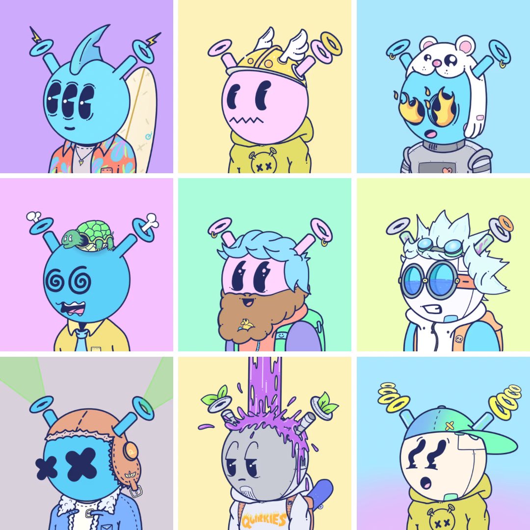 Time to show off your <a href="/quirkiesnft/">Quirkies</a> grid 💯 Show me yours below #LFQuirk 🫶