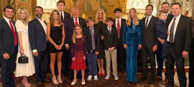 🚸A VER SI COMO RONCAN, DUERMEN‼️🤬 

🚸En redes usuarios en todo el mundo hacen una petición para que sean los hijos de Trump y de sus principales apoyadores como Elon Musk los primeros en ir al frente de guerra en Irán...👇👇