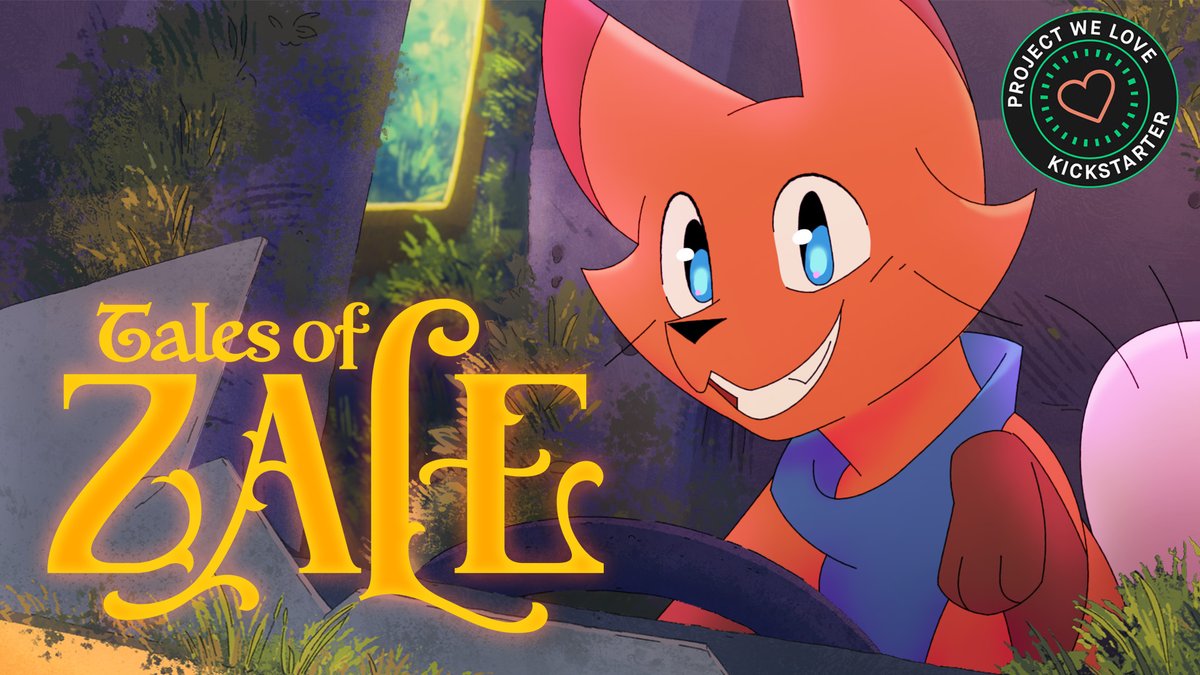 Thankful to see Tales of Zale selected as a <a href="/Kickstarter/">Kickstarter</a>  'Project We Love'🧡

We continue heading for the stretch goals!! 🦊