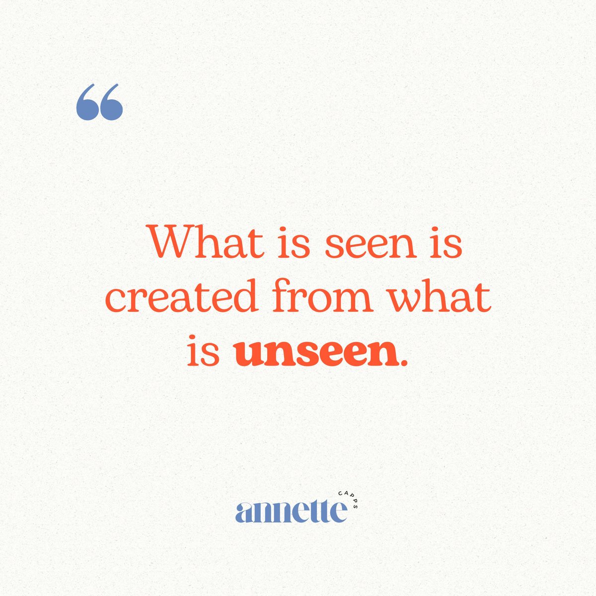 Faith operates from the unseen realm first. What you see in your life ...