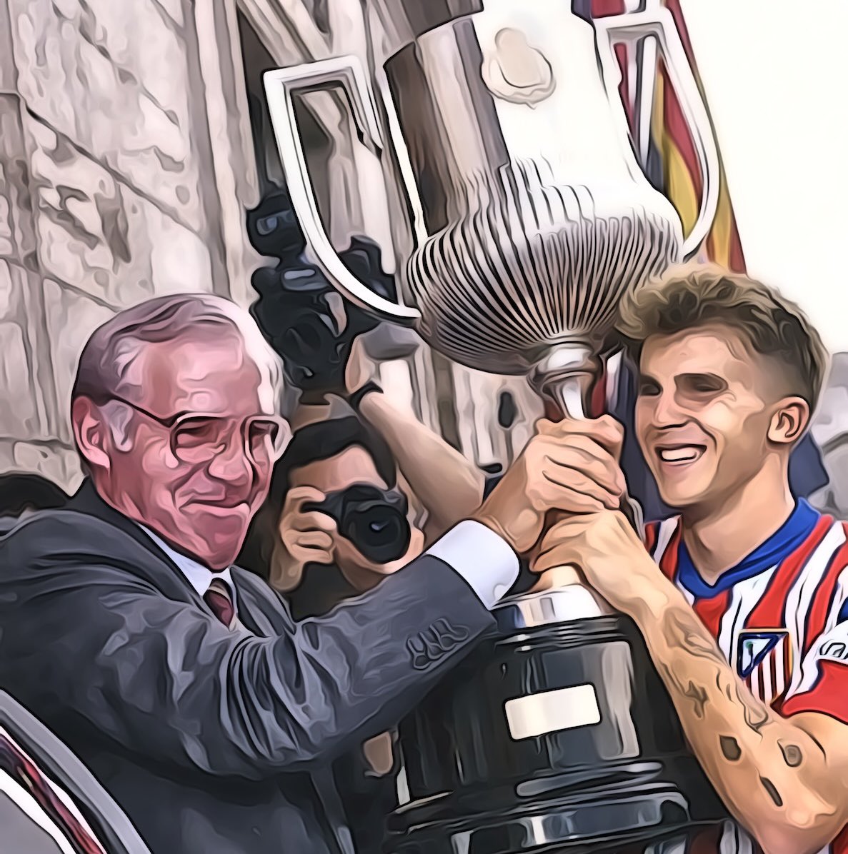 javi1903atl's tweet photo. A TODOS LOS QUE NO HAN DEJADO DE CREER, 
A TODOS LOS QUE ESPERABAN VERNOS CAER #ALaCartujaTenemosQueViajar https://t.co/RSu4EgI8zR