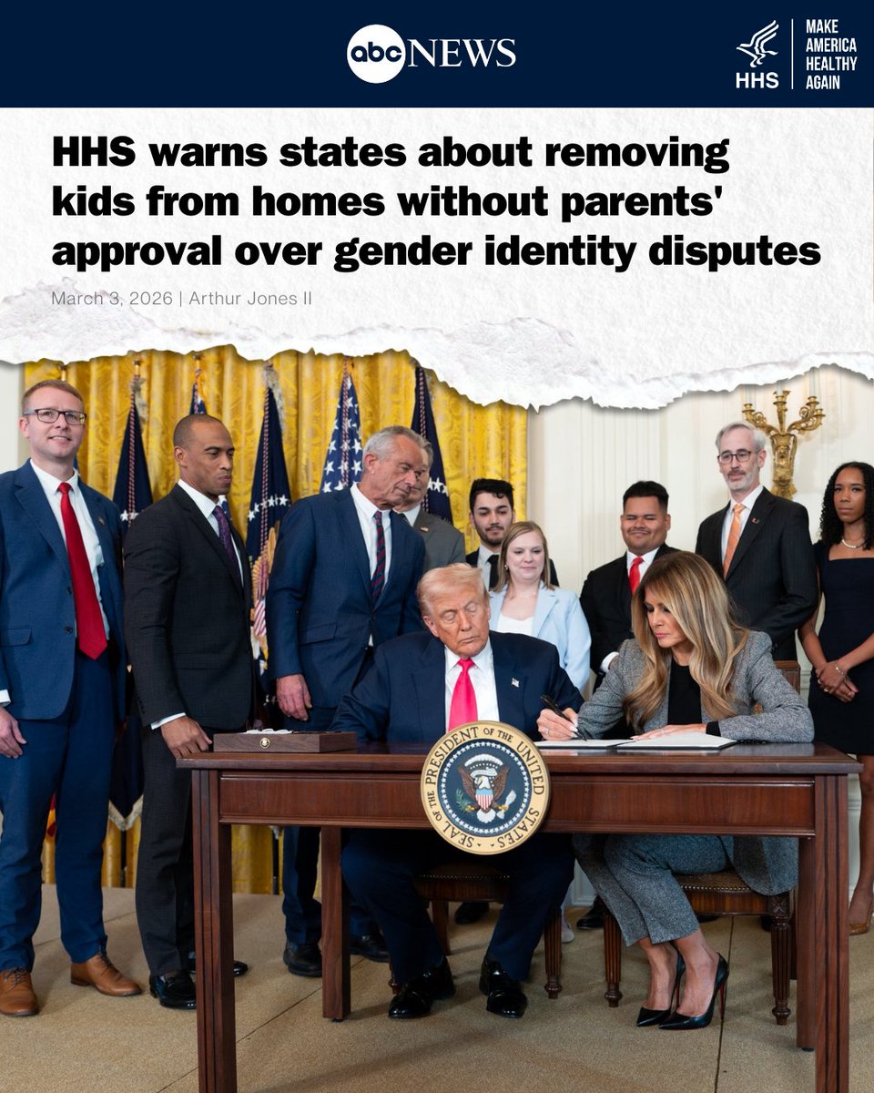 HHS tweet media