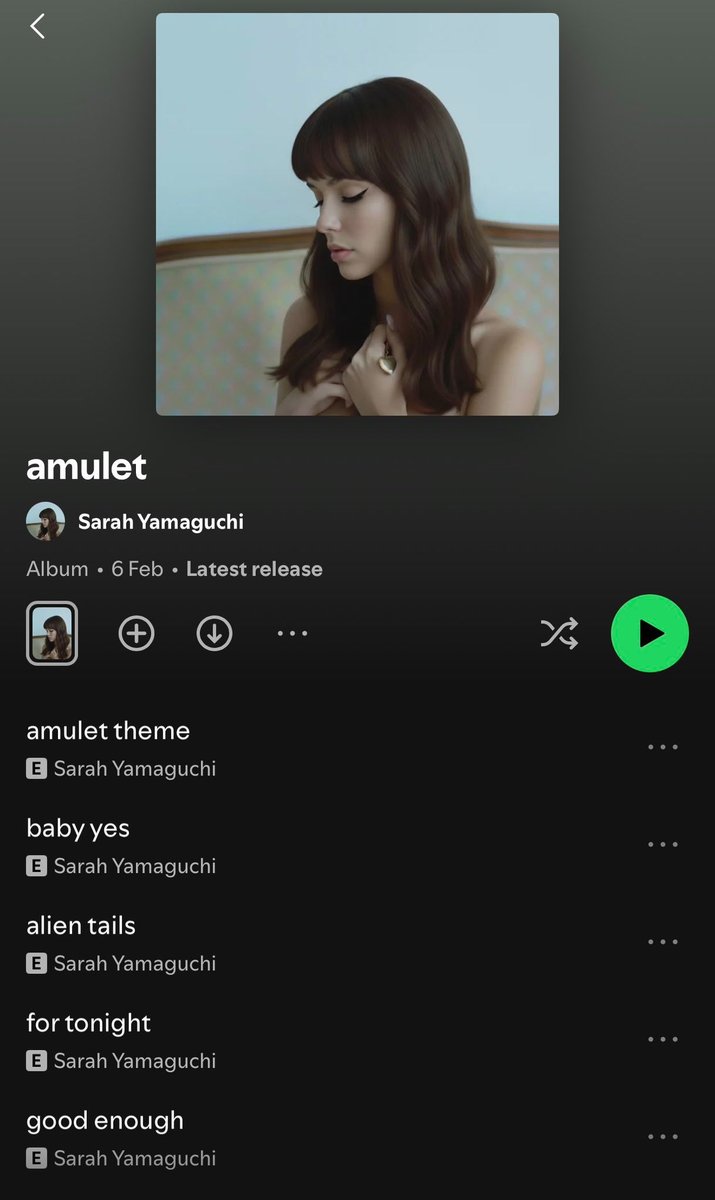 madisonchart's tweet photo. An Ai duplicate of Madison Beer’s ‘locket’ album has been released on Spotify, under an artist called Sarah Yamaguchi.

The entire album from the music to the lyrics and song titles has been copied and scrutinised with Ai. https://t.co/OIb4zG3VIb