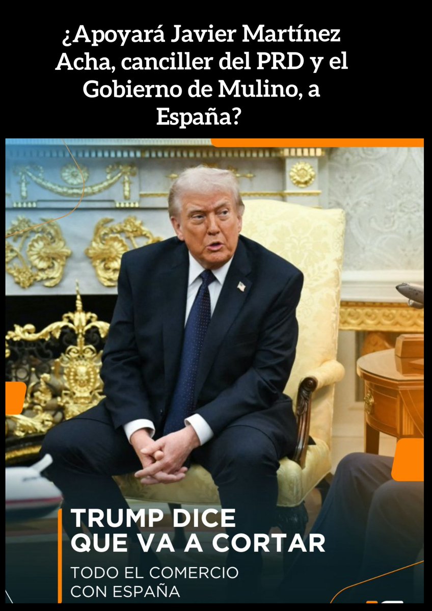 ¿Apoyará Javier Martínez Acha, canciller del PRD y el Gobierno de Mulino, a España?