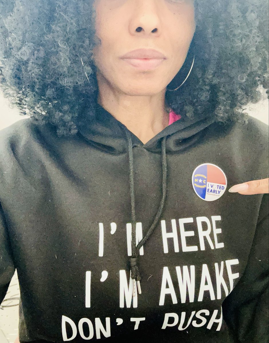Von__Angel's tweet photo. My ancestors didn’t fight [and ☠️] for this right for me to sit idle. This is how my voice sings loudly. #idomypart #ialwaysdomypart #vote https://t.co/lypbJ0UmBS