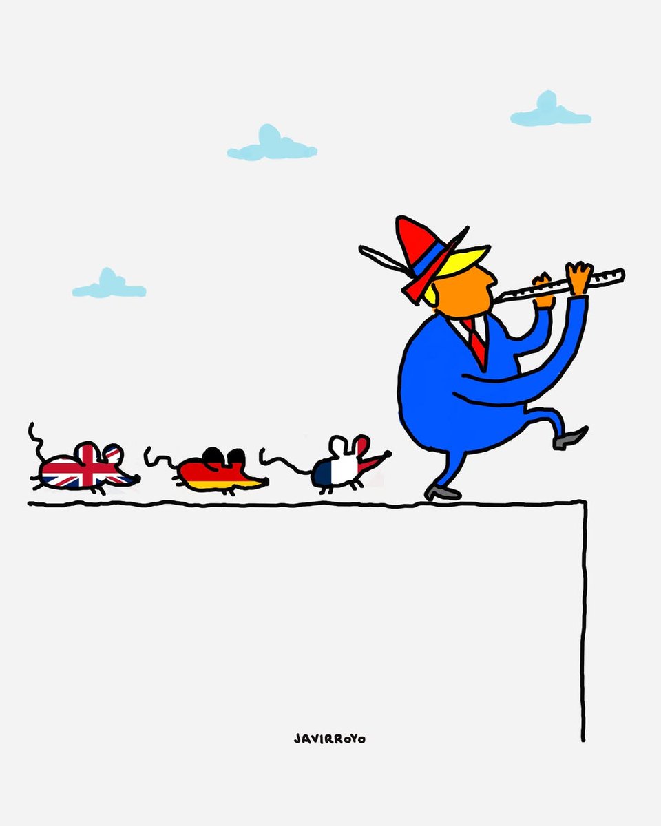 ZuritaCarpio's tweet photo. El flautista de Hamelin
Javirroyo #europa #trump