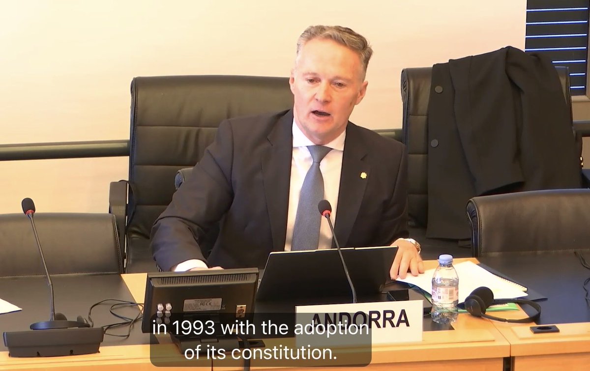 FerranCostaAND's tweet photo. Andorra 🇦🇩 ha presentat davant la ONU 🇺🇳 l’Informe sobre el Pacte de Drets Civils i Polítics. Rendició de comptes i multilateralisme per avançar en drets humans 🌎
#HumanRights #DretsHumans #Andorra #multilateralism https://t.co/vPStVjMStm