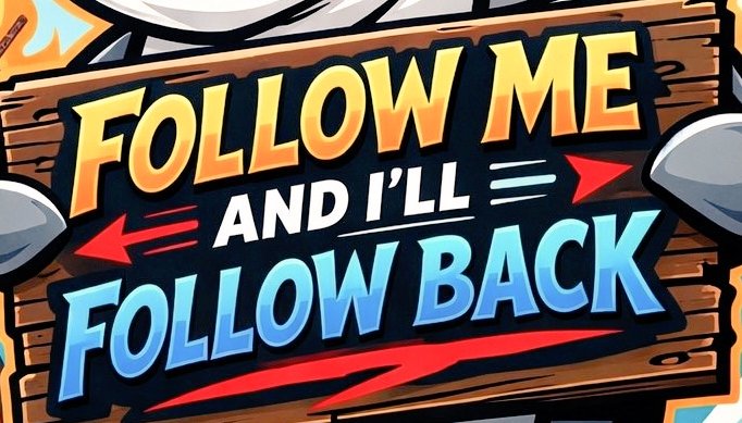 Trusted people follow me and I will follow back immediately and share my tweets.
