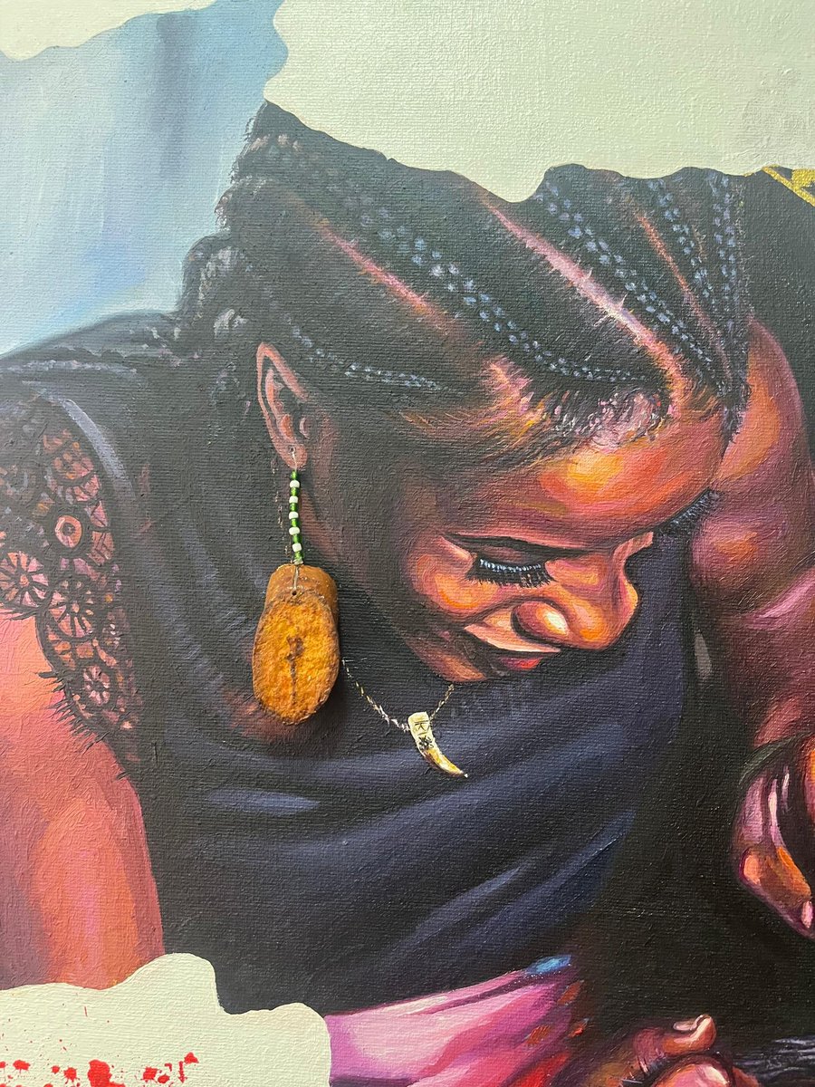ArtQudus's tweet photo. AFRICA UNITE 
Acrylic and oil color
Size: 24 x 30 inches https://t.co/4VAbm2UP4i