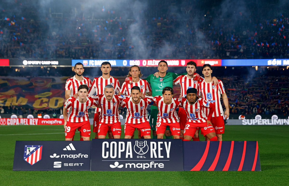 🚨🚨 رســــمـــيًّـــا |

– نادي أتلتيكو مدريد يتأهل إلى نهائي كأس ملك إسبانيا بعد الفوز على برشلونة بنتيجة [3-4] بمجموع المباراتين.⚪️🔴✅