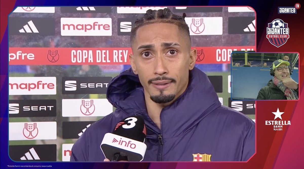 📺 DIRECTO <a href="/JijantesFC/">Jijantes FC</a>

Raphinha: "Salgo muy orgulloso del equipo. Si seguimos así tendremos un final de temporada espectacular."

🔗 twitch.tv/gerardromero