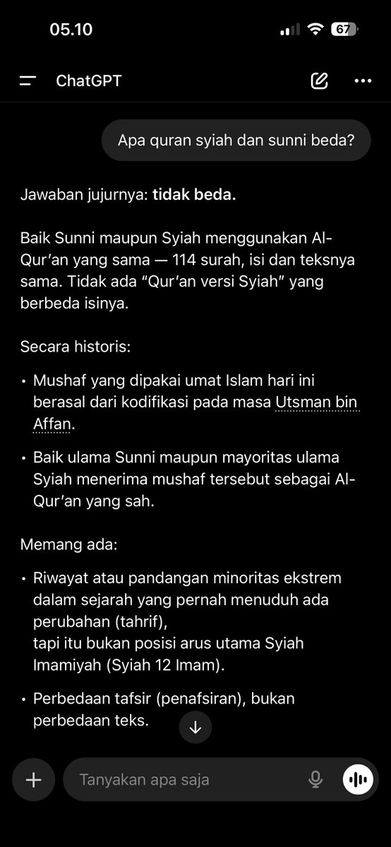 wijdanr's tweet photo. @HidupDitepian @TxtdariTxThehe @IbamErmansyah Bedanya dimana? Aliran mayoritas Syiah yang 12 imam pun pake mushaf nya usman kok https://t.co/cvcug36tS4
