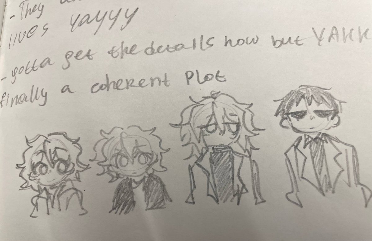 al and archie having a gay ol time (ler is also there)

also i finally worked out a rough timeline of events