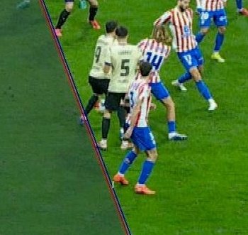 No podiamos quejarnos del arbitraje por perder 4-0 segun algunos. Pues ahí lo teneis, 3-0 y a las puertas de la final por una roja y un gol mal anulado quedando aun 40 minutos de la ida