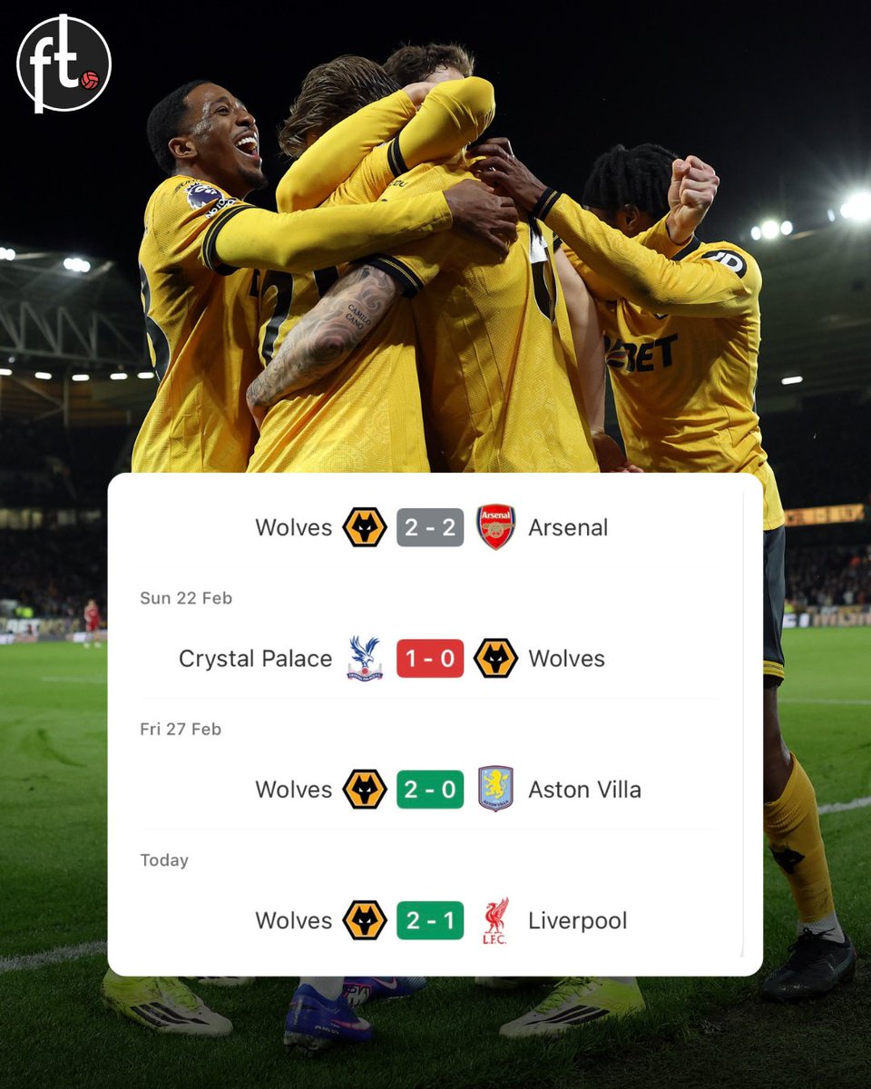 The worst team in Premier League history have drawn with the top of the league, beat the team in third place and beat the team in fifth place in their last four matches.

ONLY IN THE PREMIER. LEAGUE. ✅🏴󠁧󠁢󠁥󠁮󠁧󠁿