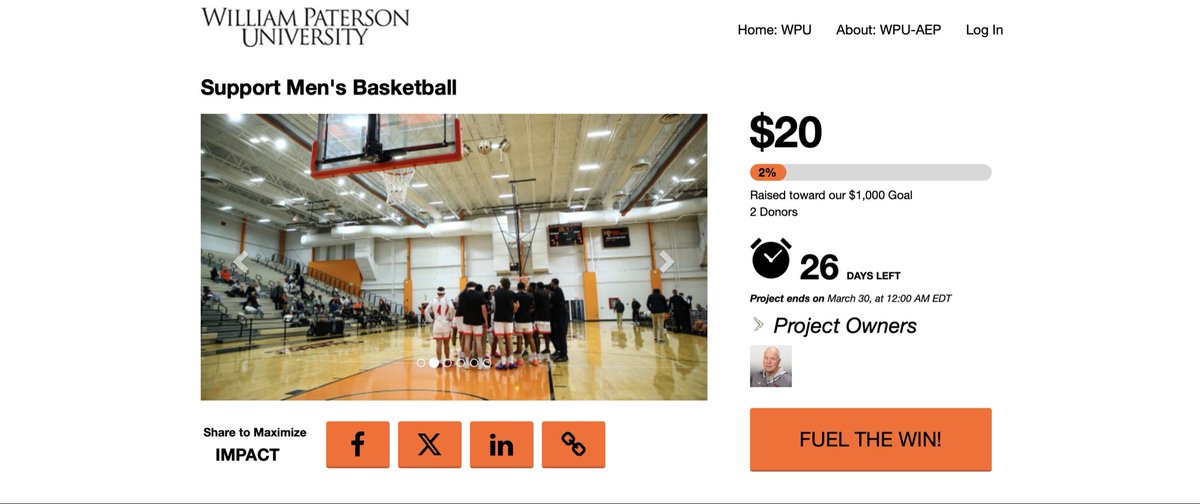 William Paterson MBB tweet media