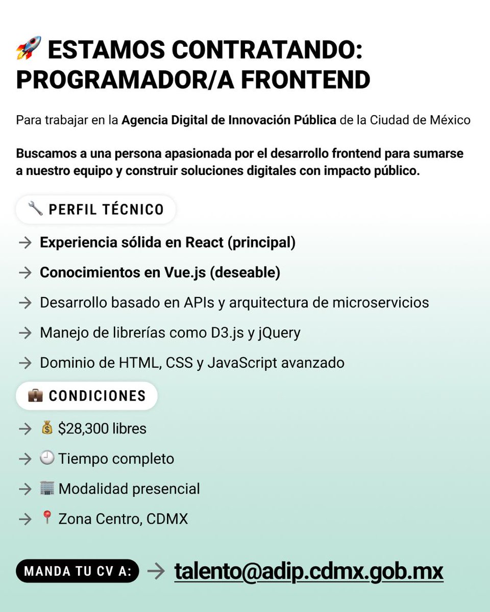 Agencia Digital de Innovación Pública (ADIP) tweet media