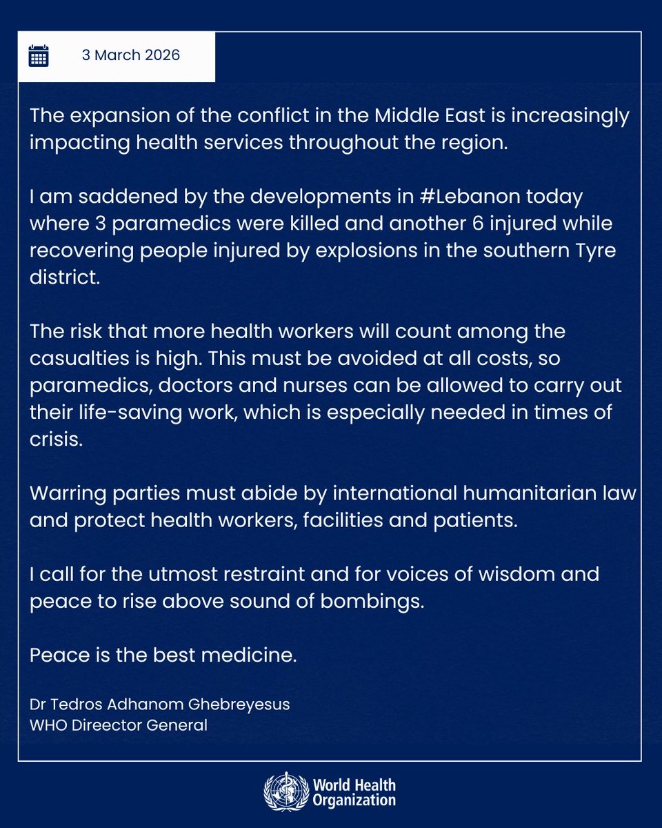Tedros Adhanom Ghebreyesus tweet media