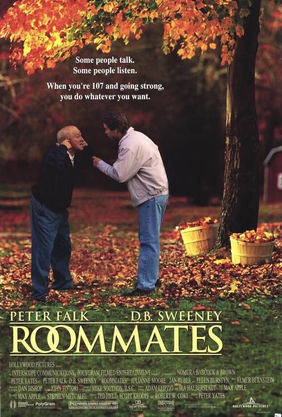 FilmNewsNos's tweet photo. 🎬MOVIE HISTORY: 31 years ago today, March 3, 1995, the movie ‘Roommates’ opened in theaters!

#PeterFalk #DBSweeney #JulianneMoore #EllenBurstyn #JanRubes #ErnieSabella #JohnCunningham #FrankieFaison #RaymondKWong @WilliamHMacy #MengzeShi #PeterYates https://t.co/KyigULbbIJ